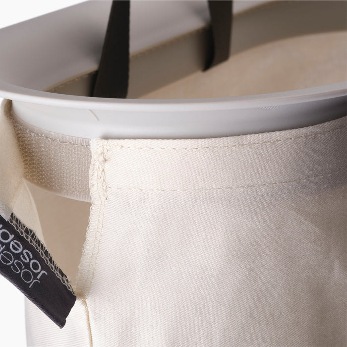 Joseph Joseph Tota Luxe Trio Wasmand 90 L - Ecru