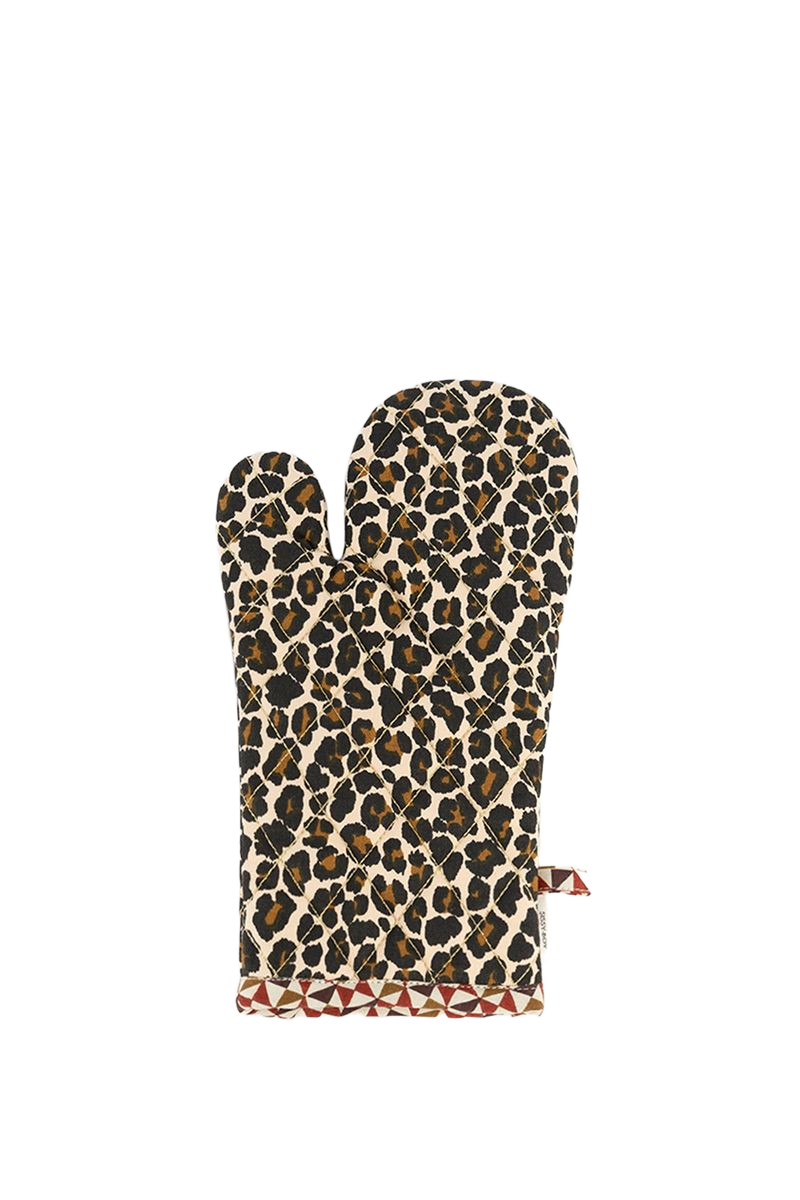 Sissy-Boy Bruine ovenwant met leopard print