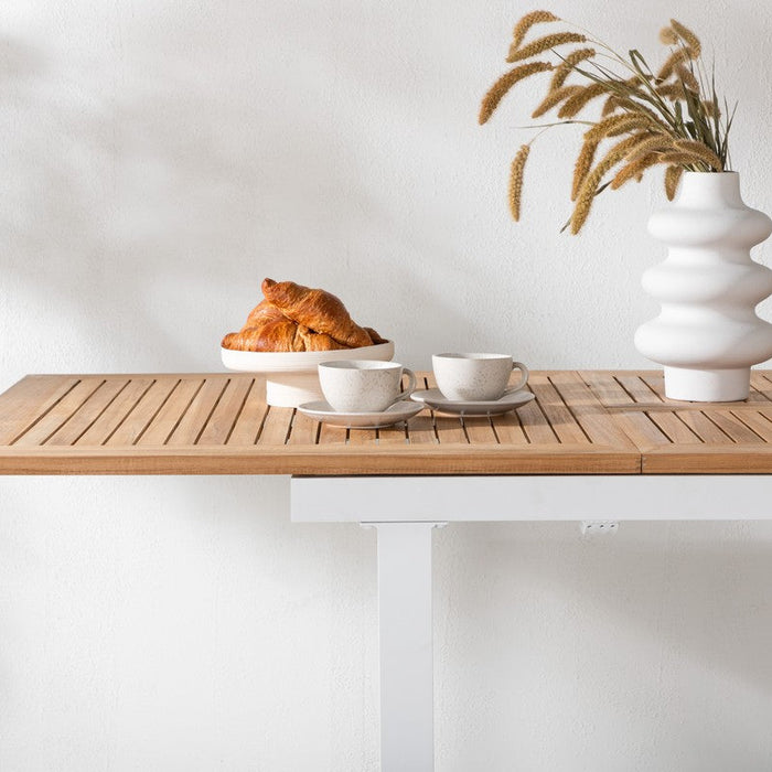 Rebellenclub Castor Tuintafel - 160 x 90Ê cm - Wit