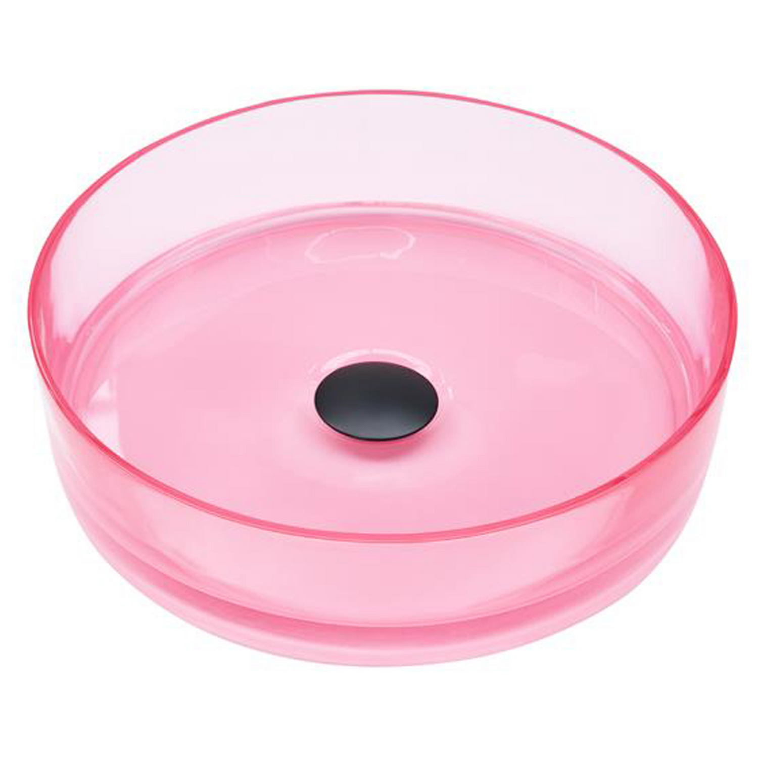 Beliani - TOLOSA - Wastafel - Roze - Solid surface