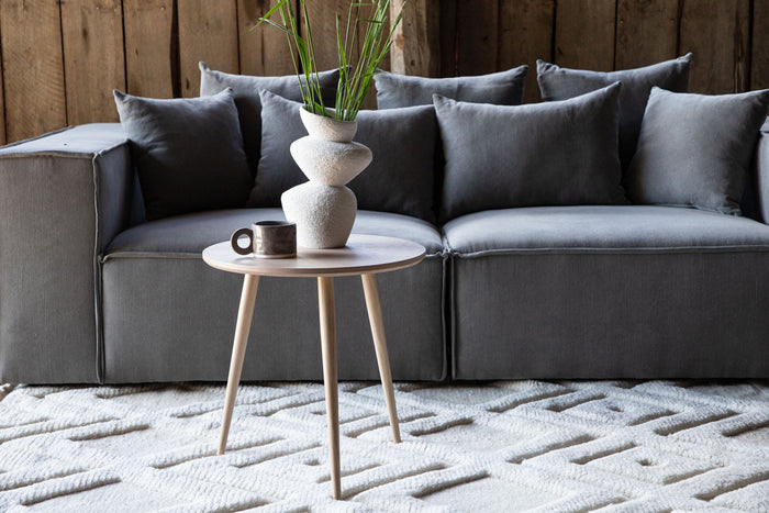 Fjôrd - Bijzettafel Naturel MDF - 48x48x50cm - Askim