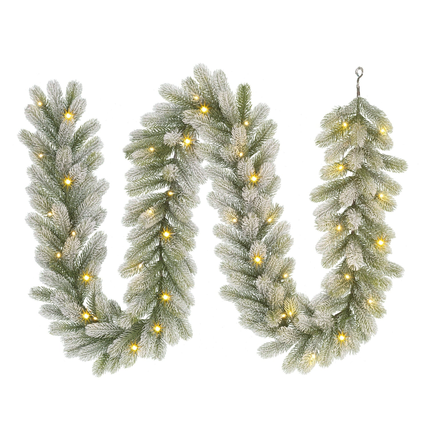 Black Box Trees Nagoya Guirlande met Verlichting-L270 x Ø20 cm-Groen