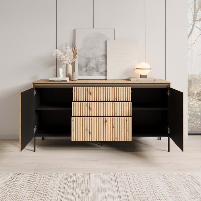 Meubella - Dressoir Timoteo - Eiken - 166 cm