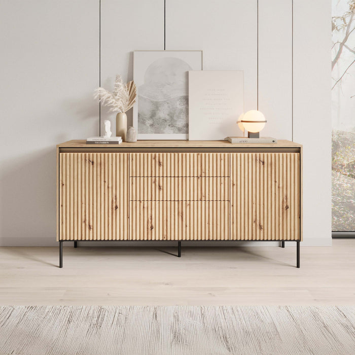 Meubella - Dressoir Timoteo - Eiken - 166 cm