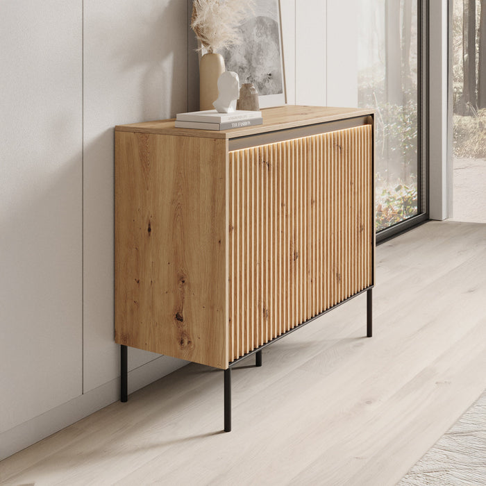 Meubella - Dressoir Timoteo - Eiken - 98 cm