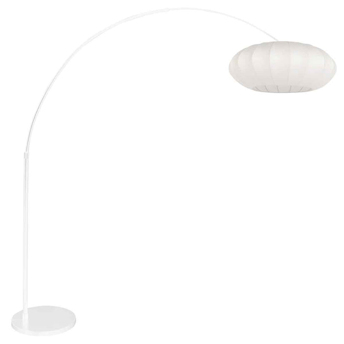 Steinhauer - vloerlamp - Sparkled Light - wit - metaal stof -
