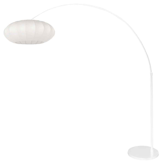 Steinhauer - vloerlamp - Sparkled Light - wit - metaal stof -