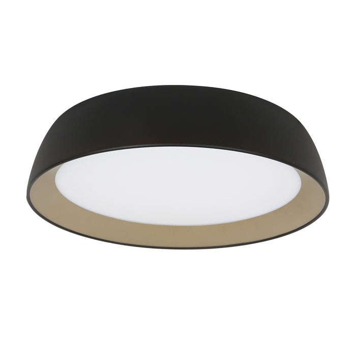 Steinhauer - Plafondlamp Zwart|Goud Metaal - 45x45x10cm - Mykty