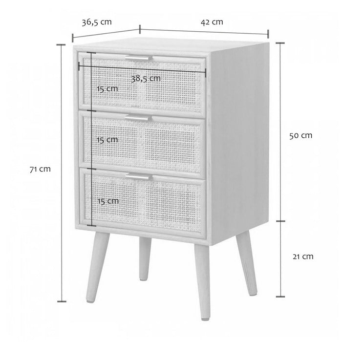Calicosy - Ladekast met 3 laden Miya - H71 cm