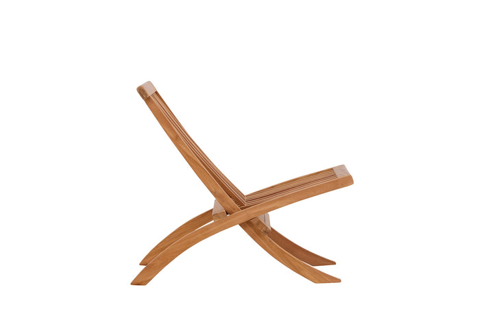 Fjôrd - Loungestoel Naturel Hout  - Kenya