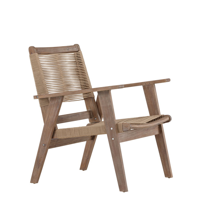 Fjôrd - Loungestoel Bruin Hout - Peter