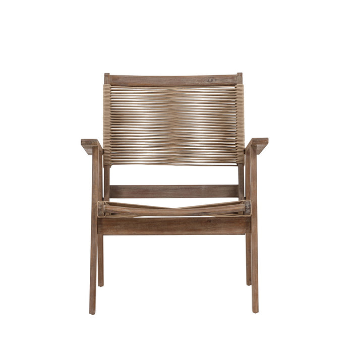 Fjôrd - Loungestoel Bruin Hout - Peter