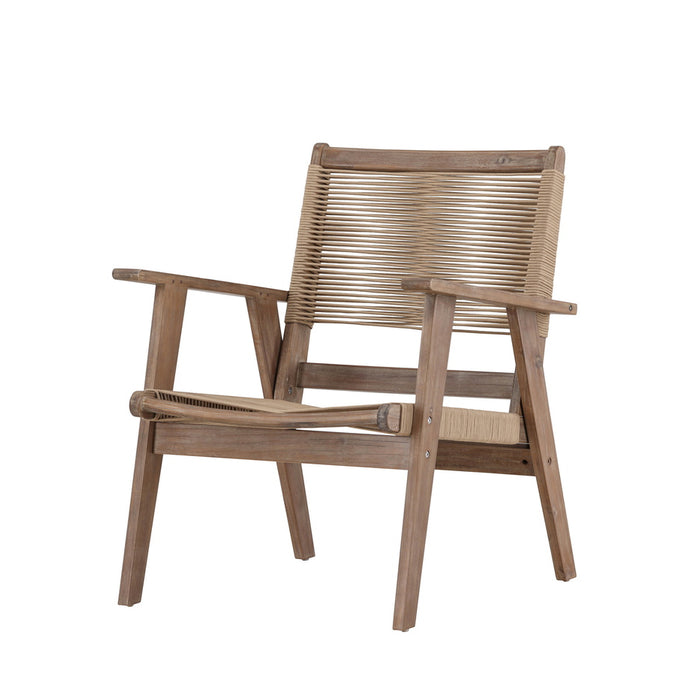 Fjôrd - Loungestoel Bruin Hout - Peter