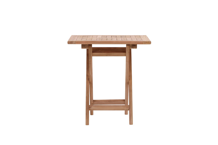 Fjôrd - Eettafel Vierkant - Naturel Teakhout - 70x70x75cm - Kenya