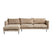 by fonQ Ribbon Hoekbank met Chaise Longue Links - Rib - Mink