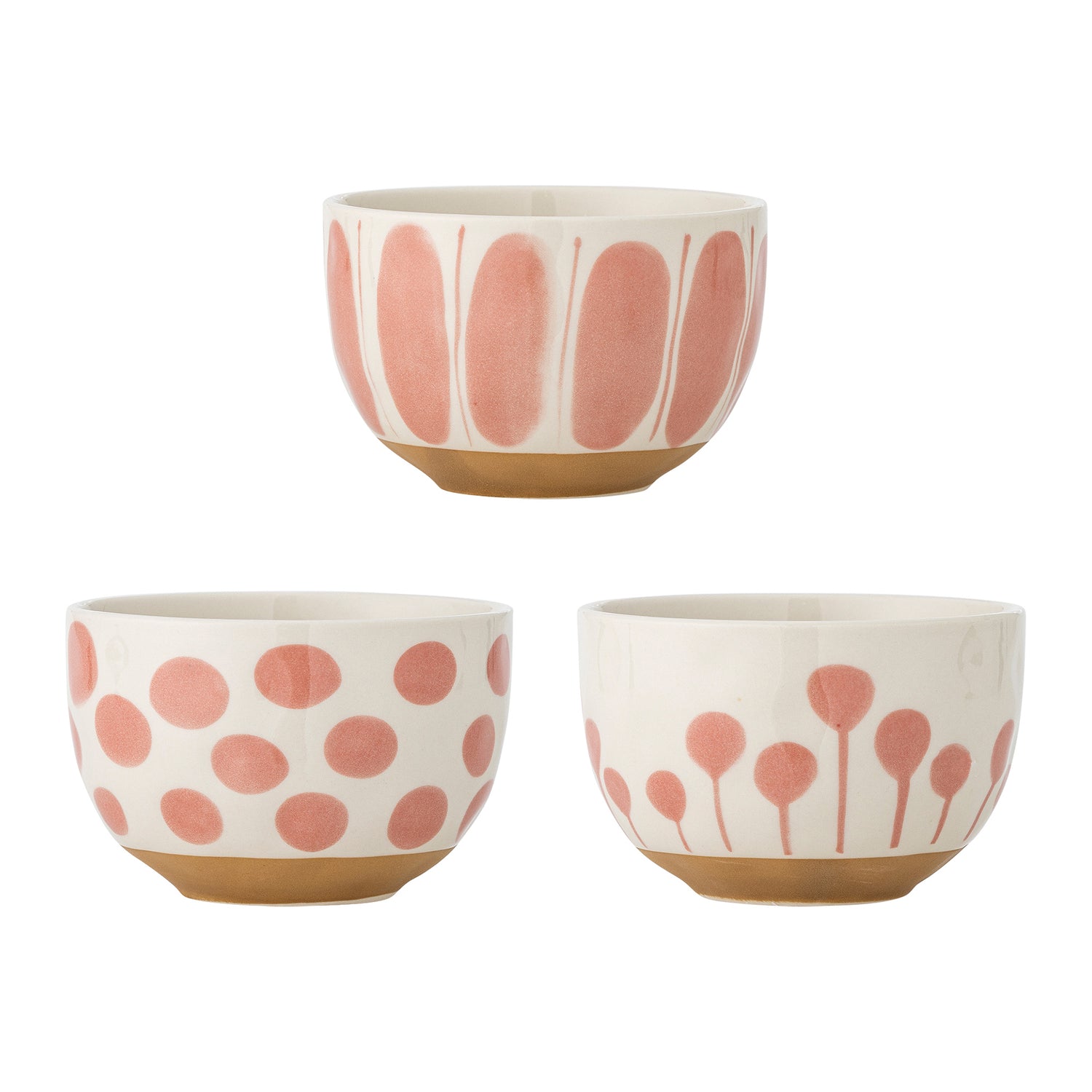 Bloomingville Linora Kommen - Set van 3 - Roze