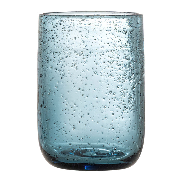 Bloomingville Tabby Waterglas 0,33 L - 4 st.- Blauw