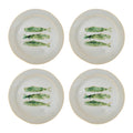 Bloomingville Hadden Dinerbord 4 st. - Ø 27 cm - Vissen / Groen