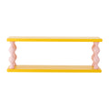 Bloomingville Bibiola Wandplank B 60 cm - Geel / Roze
