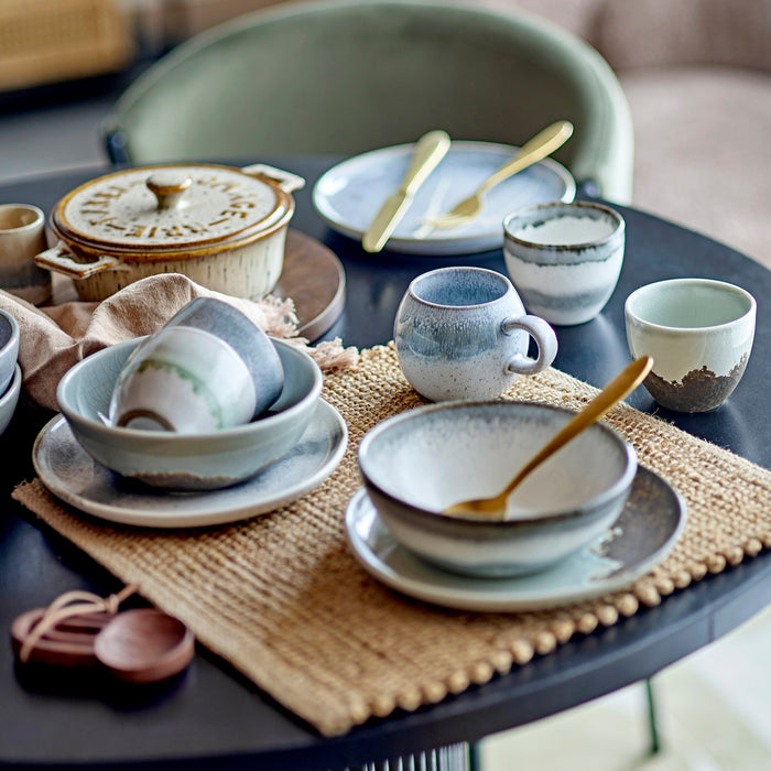 Bloomingville Paula Ontbijt Serviesset 12-delig - Blauw