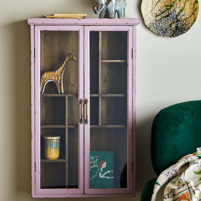 Bloomingville Hazem Vitrinekast - Roze