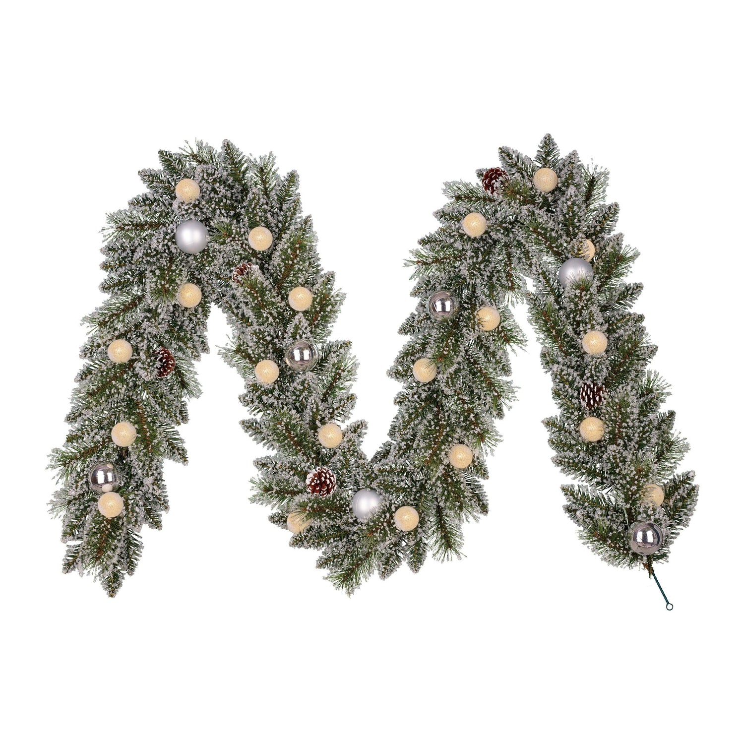 Black Box Trees Kaprun Guirlande met Verlichting  - L270 cm - Zilver