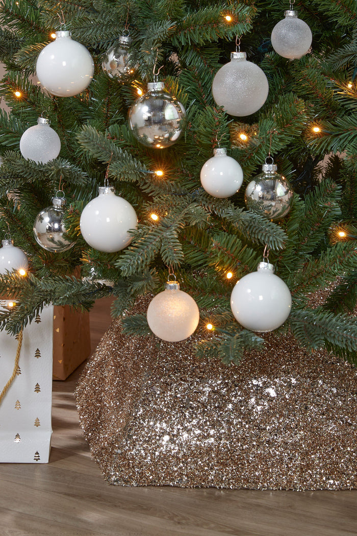 Mica Decorations Kerstboomrok - L50 x B50 x H30 cm - Goud