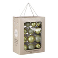 Mica Decorations Kerstballen Set - 26 Stuks - Ø7 cm- Glas - Lichtgroen