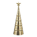 Mica Decorations Decoratie Kerstboom - H43 x Ø13 cm - Aluminium - Goud