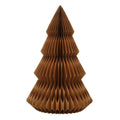 Mica Decorations Decoratie Kerstboom - H152 x Ø104 cm - Papier - Bruin