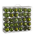Mica Decorations Kerstballen Set - 60 Stuks - Donkergroen