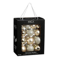 Mica Decorations Kerstballen Set - 26 Stuks - Ø7 cm - Glas - Crème