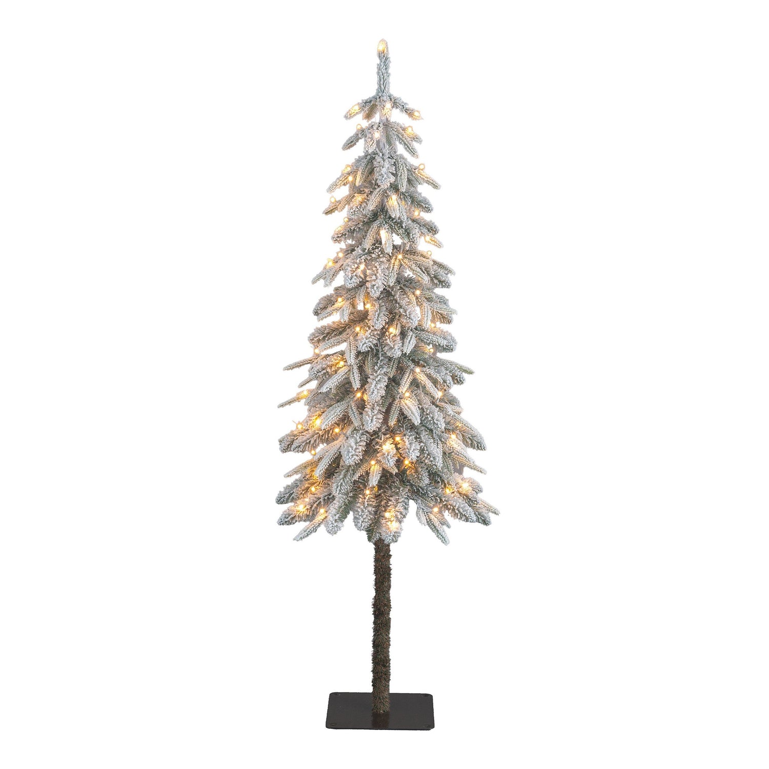 Black Box Trees Lodge Kunstkerstboom met Verlichting - H155 x  Ø48 cm