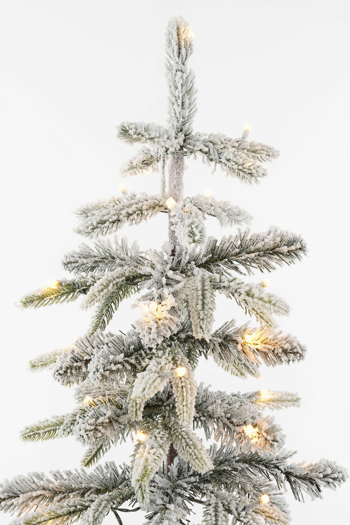 Black Box Trees Lodge Kunstkerstboom met Verlichting - H155 x  Ø48 cm