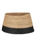 Mica Decorations Kerstboomrok - H26 x Ø50 cm - Zeegras - Zwart