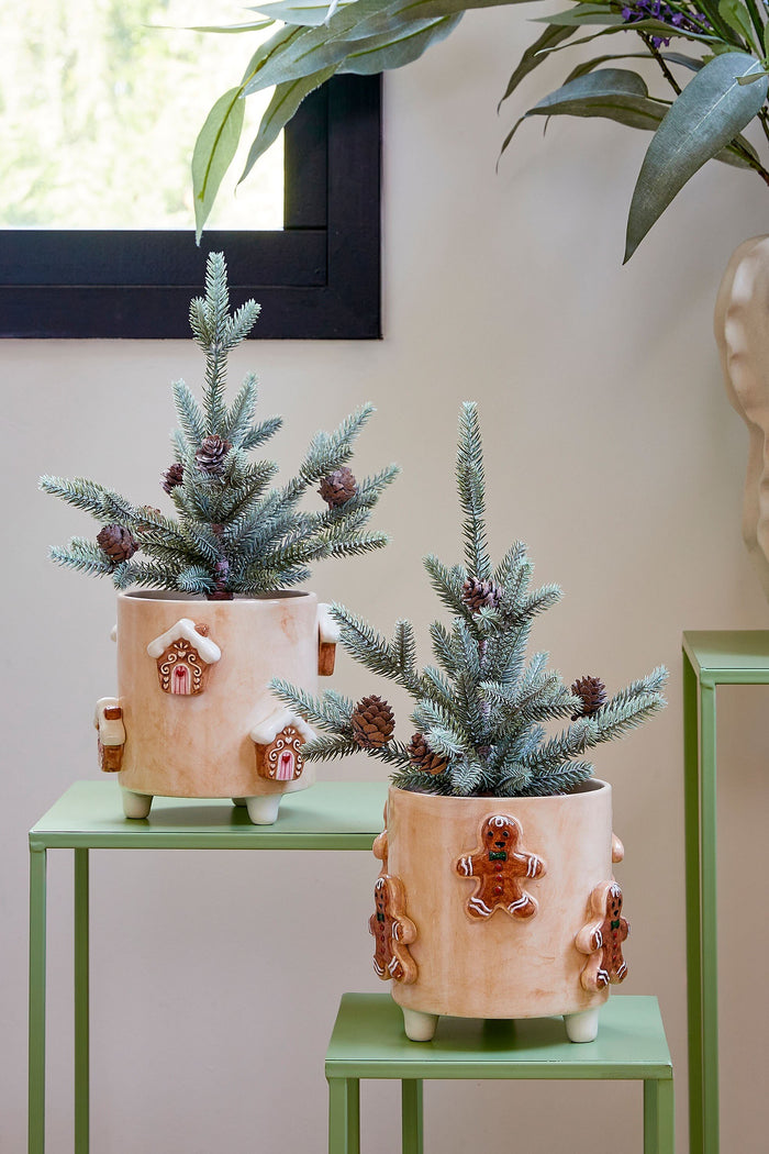 Mica Decorations Bloempot - Assorti - H15 x Ø17 - Off-white