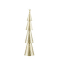 Mica Decorations Decoratie Kerstboom - L15 x B8 x H68 cm - IJzer-Goud