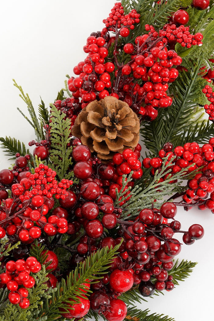 Mica Decorations Randell Kerstslinger - L110 x B18 x H10 cm - Rood