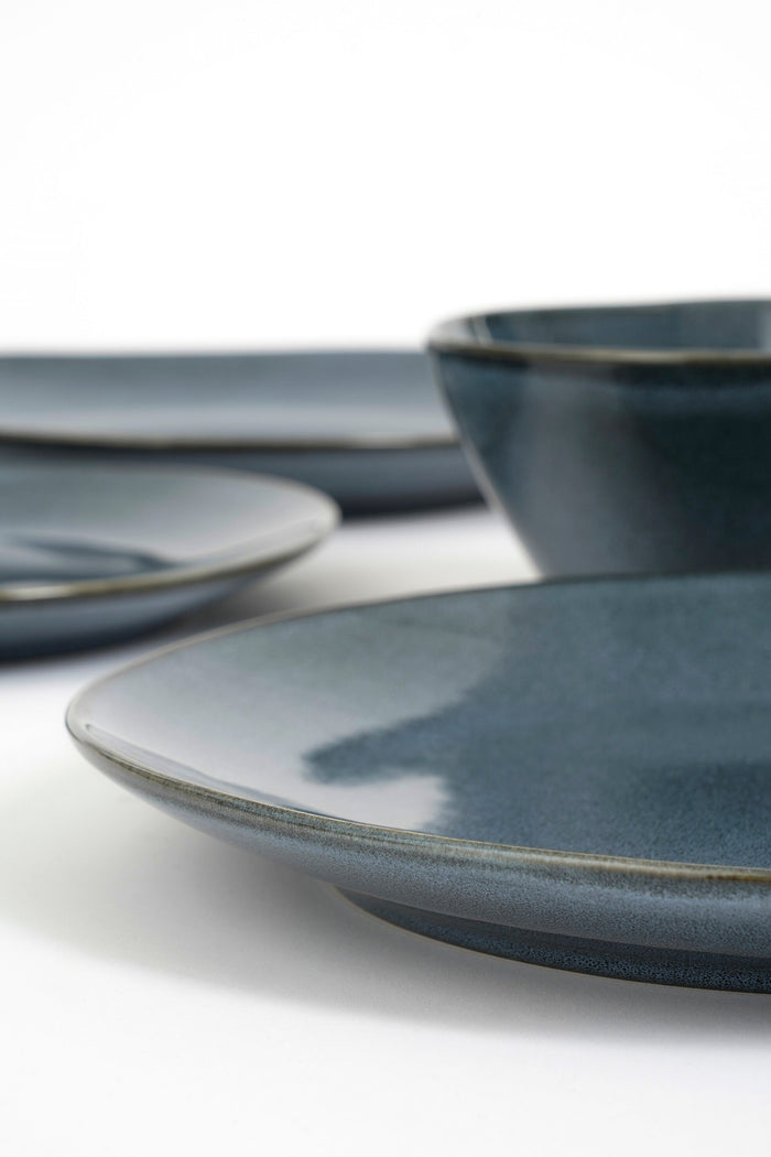 Mica Decorations Servies Racco - 31x29x29 cm - Steen - Donker Grijs