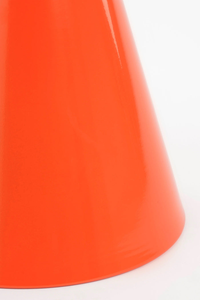 Mica Decorations Jim Bijzettafel - H45 x Ø31 cm - IJzer - Oranje
