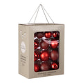 Mica Decorations Kerstballen Set - 26 Stuks - Ø7 cm - Glas - Rood