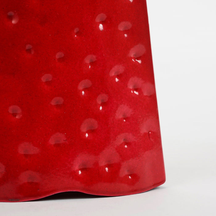 Mica Decorations Decoratie Kerstboom - L18 x B9 x H91 cm-IJzer-Rood