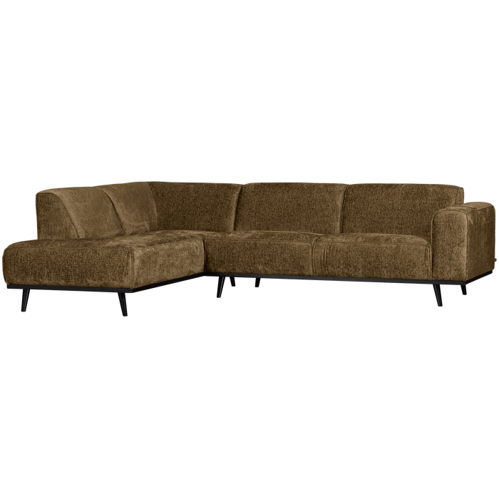 WOOOD Statement Hoekbank Links - Velvet - Brass