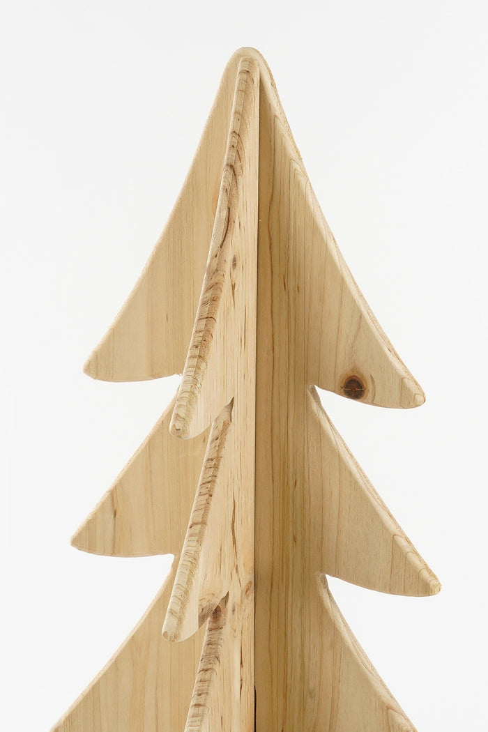 Mica Decorations Decoratie Kerstboom - H78 x Ø36 cm - Bruin