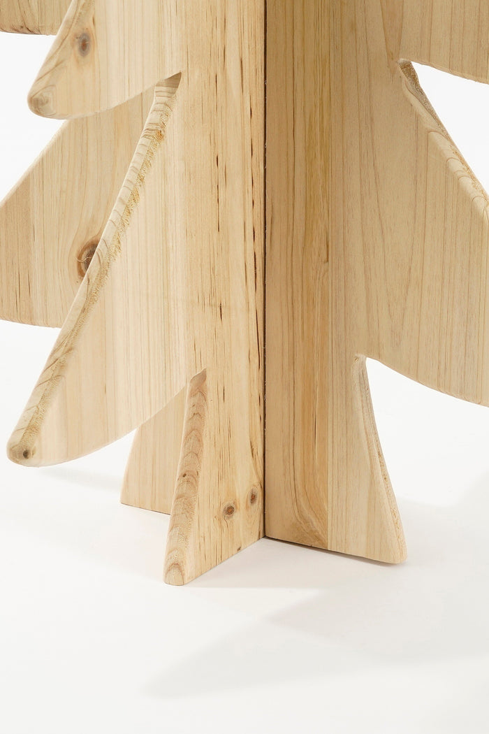 Mica Decorations Decoratie Kerstboom - H78 x Ø36 cm - Bruin