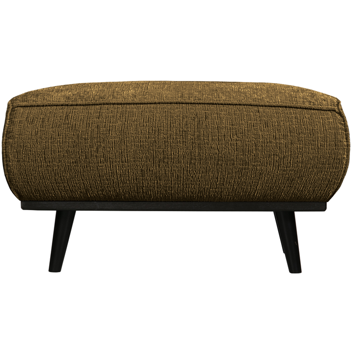 WOOOD Statement Hocker - Structure - Velvet - Brass - 40x80x55