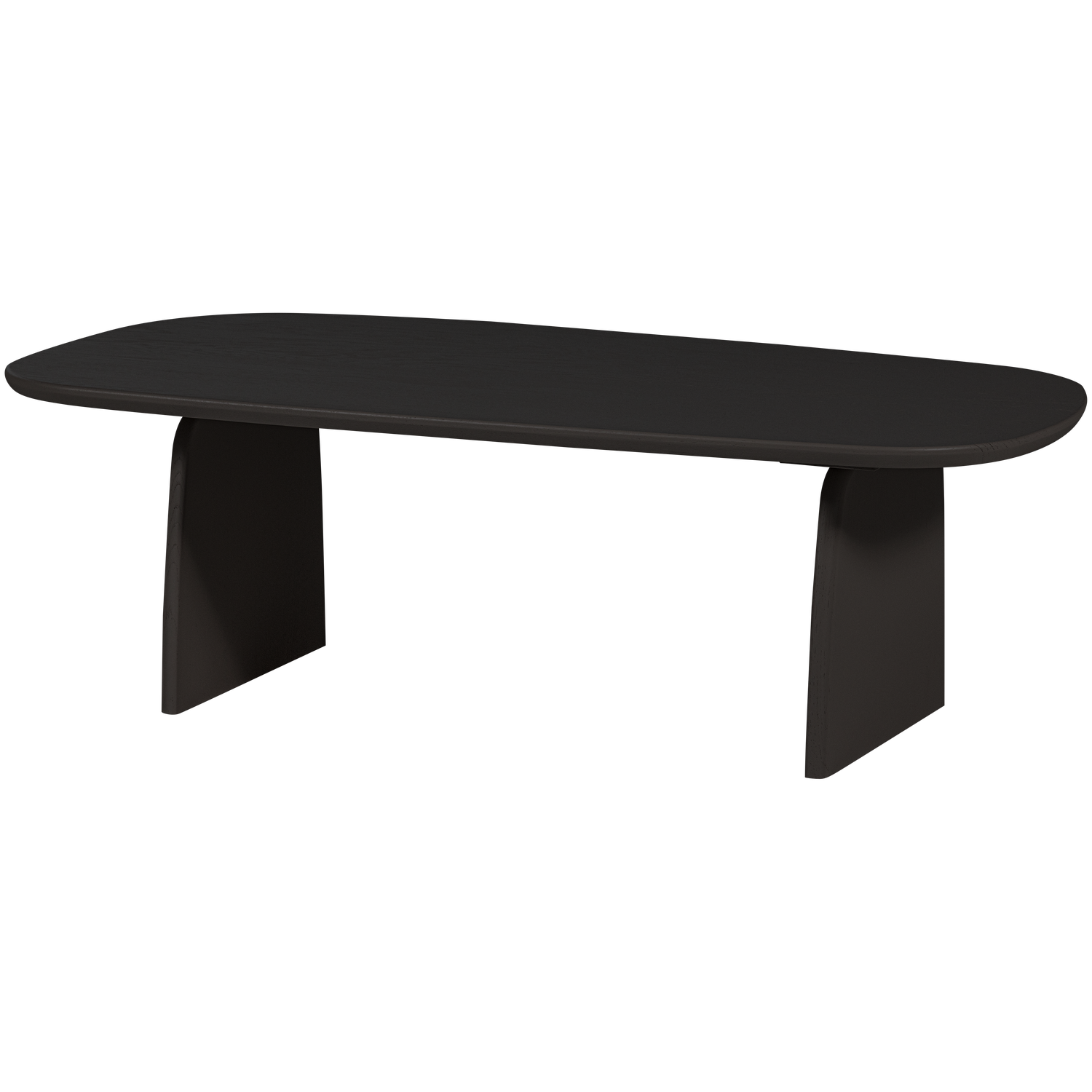 WOOOD Tablo Salontafel 110 cm - Eiken - Blacknight - 35x110x59