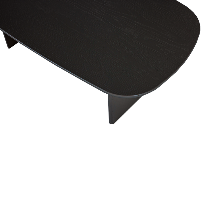 WOOOD Tablo Salontafel 110 cm - Eiken - Blacknight - 35x110x59