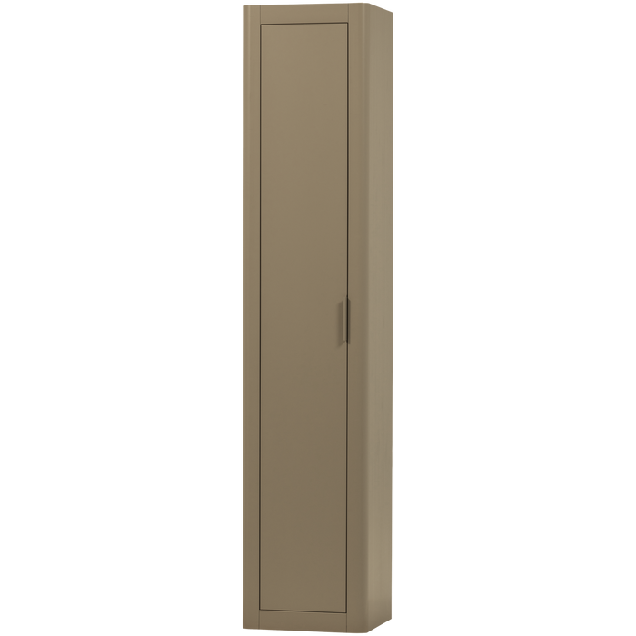 WOOOD Gunnar Smalle Hoge Kast - Grenen - Mud -217x45x39