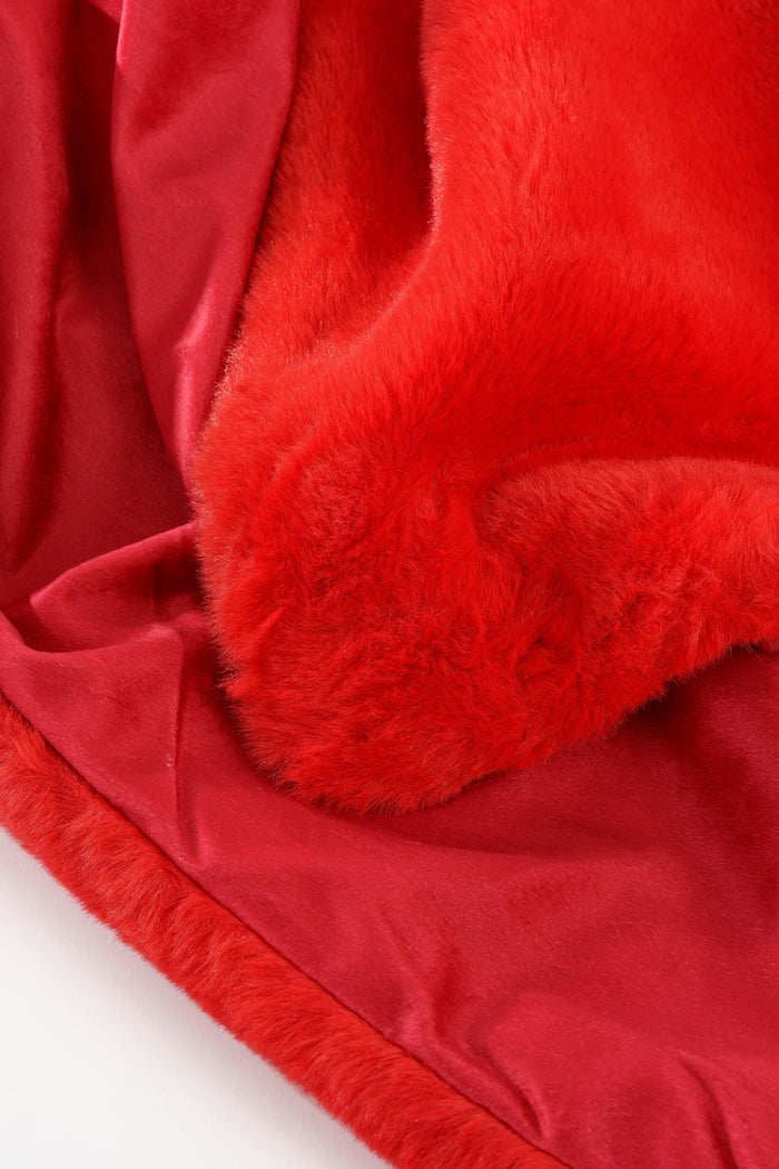 Mica Decorations Bronte Fleece Deken - L200 x B150 cm - Rood